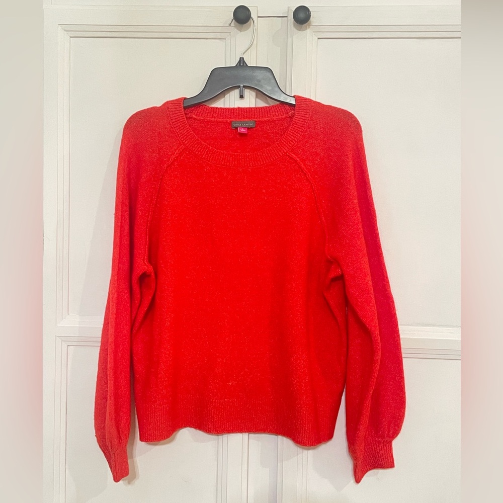 Vince Camuto | Raglan Sleeve Sweater | Red‎ | Sz S